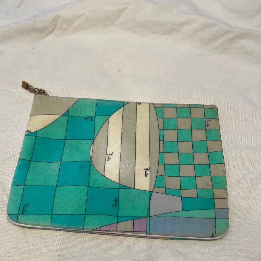 Emilio Pucci Terry Cloth clutch